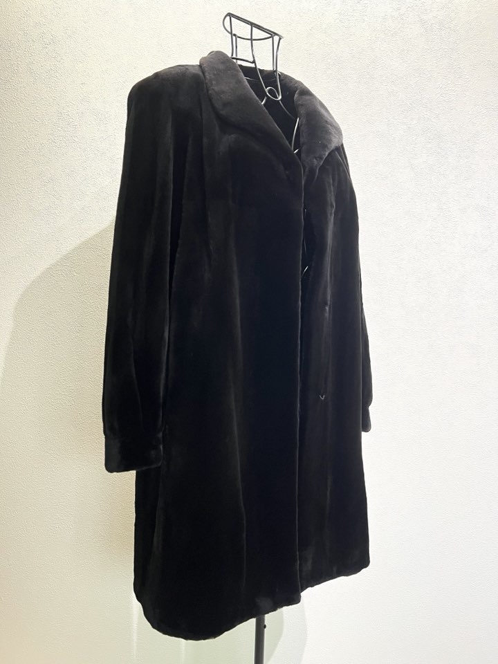 Moonbat 딥다크브라운 풀스킨 쉬어드 롱밍크코트 9~11사이즈 - 이미지 6