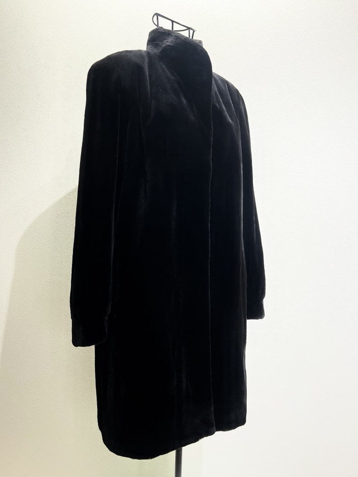 Moonbat 딥다크브라운 풀스킨 쉬어드 롱밍크코트 9~11사이즈 - 이미지 8