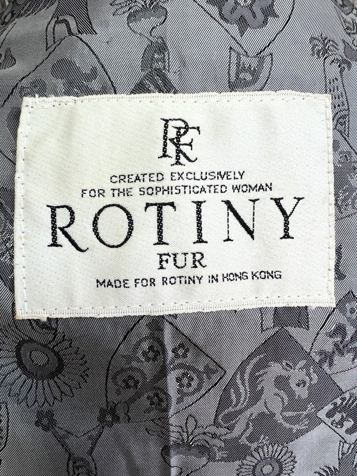 ROTINY 사파이어 풀스킨 하프 코트 - 이미지 10