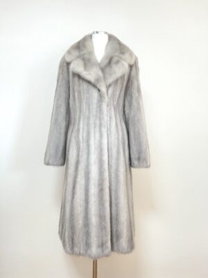 PETE 풀스킨 사파이어 맥시롱 밍크코트