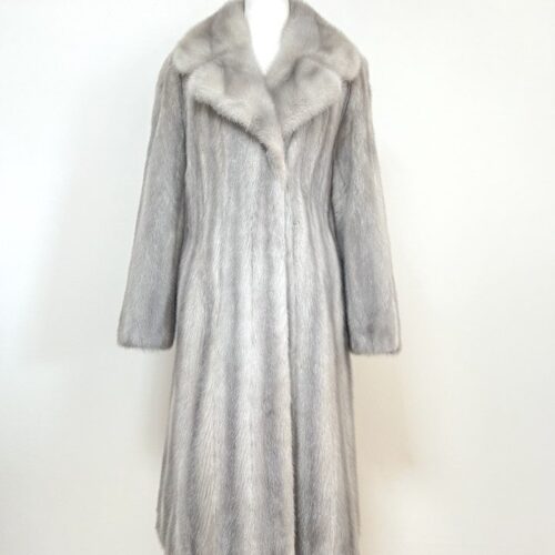 PETE 풀스킨 사파이어 맥시롱 밍크코트