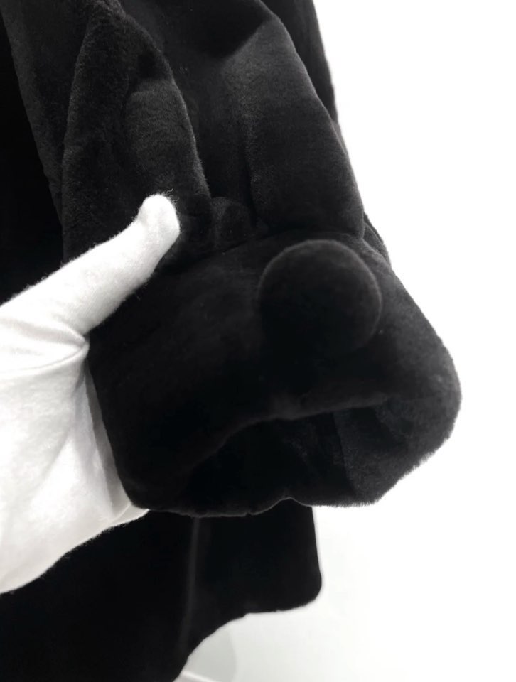 SAGA 사가슈퍼컬리티 셔링하이넥카라 딥다크브라운 풀스킨 쉬어드 롱밍크코트 프리사이즈 - 이미지 6