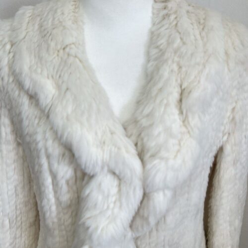 Alternative view of VIVA PRESTO 니팅 화이트 래빗 가디건 자켓 스몰사이즈