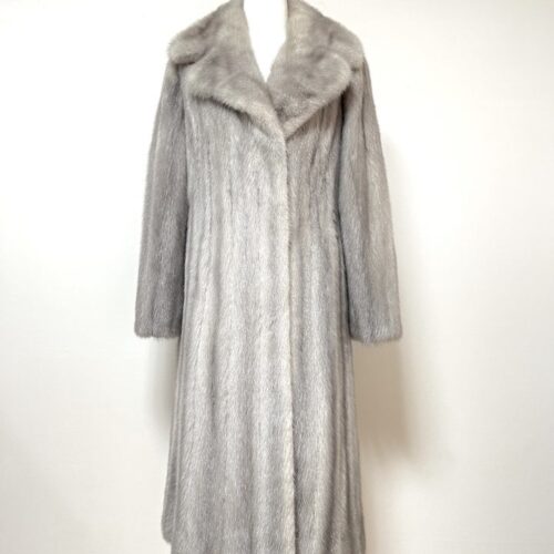 Peltex 풀스킨 사파이어 맥시롱 밍크코트