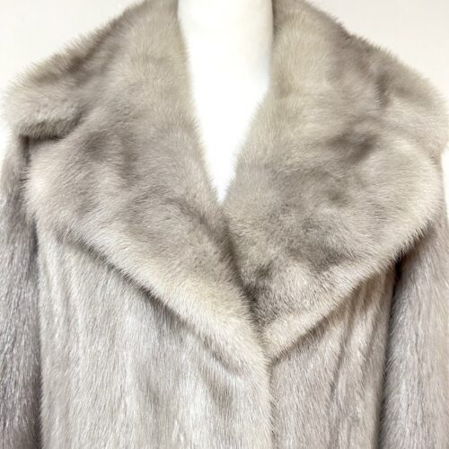 Alternative view of Peltex 풀스킨 사파이어 맥시롱 밍크코트