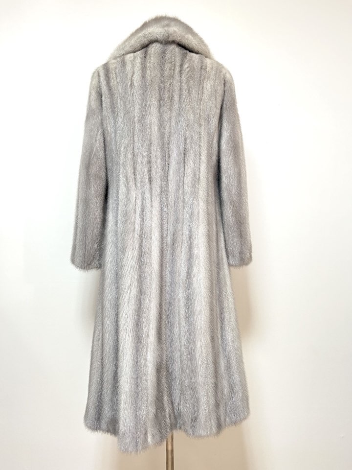 Peltex 풀스킨 사파이어 맥시롱 밍크코트 - 이미지 4