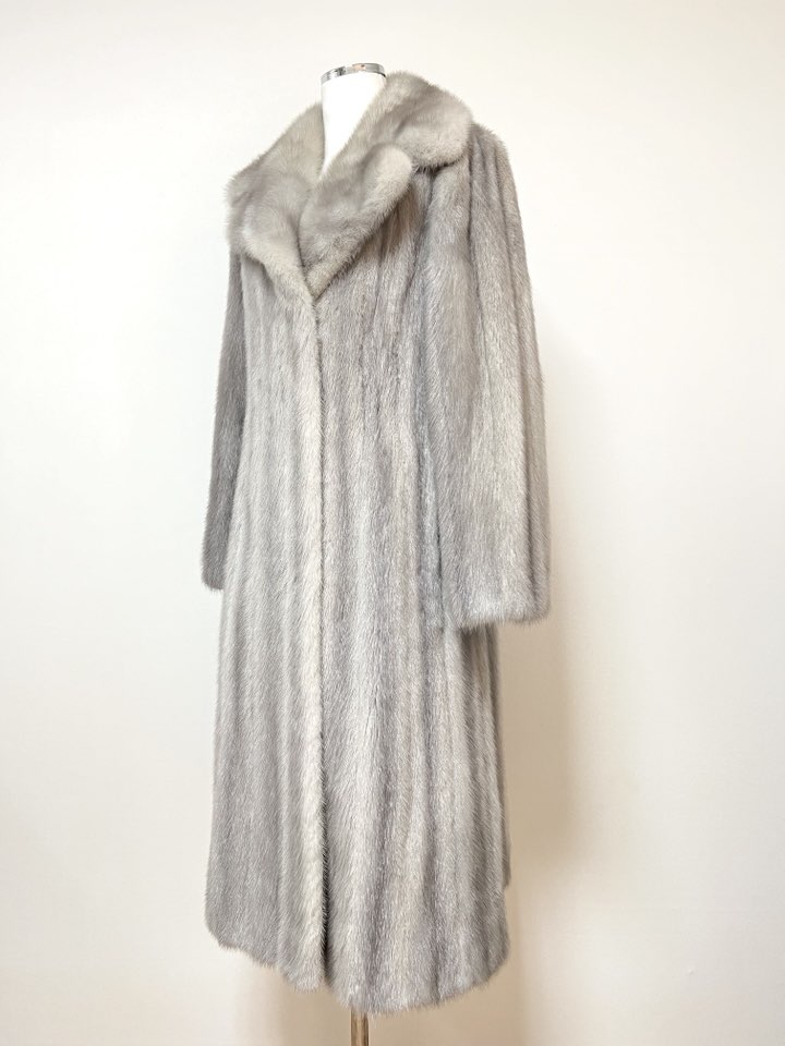 Peltex 풀스킨 사파이어 맥시롱 밍크코트 - 이미지 7