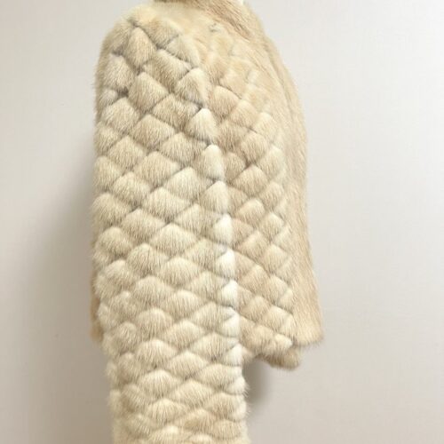 Alternative view of 풀스킨 팔로미노 펀칭 숏 밍크 코트