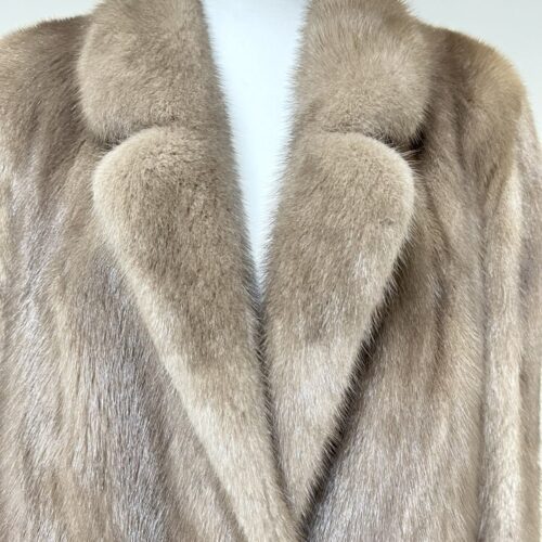 Alternative view of Rambulton ONWARE 블루아이리스 풀스킨 하프 밍크코트