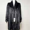 미사용전시품 L'espideur FUR 숄칼라 스칸블랙 풀스킨 밍크코트 77사이즈 중간길이