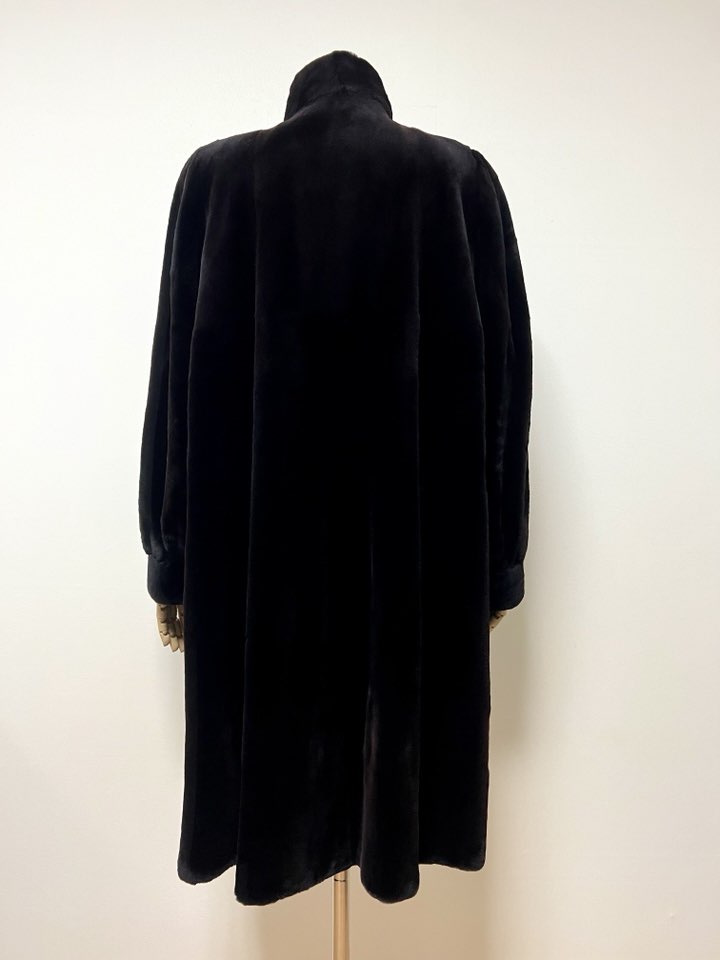 GRES PARIS Select Supreme 초코브라운 2WAY 풀스킨 쉬어드밍크코트 무릎길이프 리사이즈 - 이미지 5