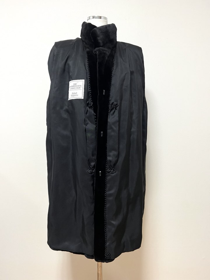 Select Supreme 다크브라운 풀스킨 쉬어드 롱밍크코트 - 이미지 9