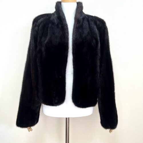 Chombert PARIS 노클로징 스칸브라운 업스타일 풀스킨 숏 밍크코트